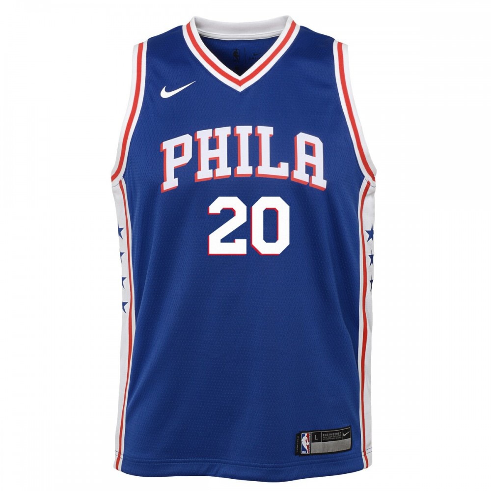 Markelle Fultz Philadelphia 76ers Youth Swingman Jersey Blue - Icon Edition-Pro Kit Vault | Brand New 26/27 Sports Jerseys